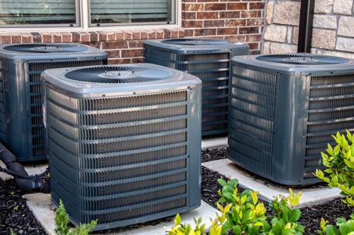 air conditioning units outside a home